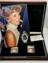 A commemorative proof coin set, 'Diana 60 The English Rose'
