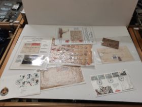 Early 20th Century stamps and post marks incl WW1 Navy post cards and early negatives