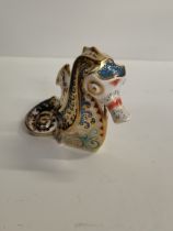 Royal Crown Derby Paperweight - Coral Seahorse Limited Edition