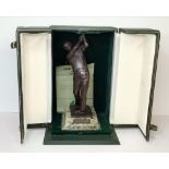 Garrard & Co, 'Golf Masters of the World', a bronze statuette of Jack Nicklaus