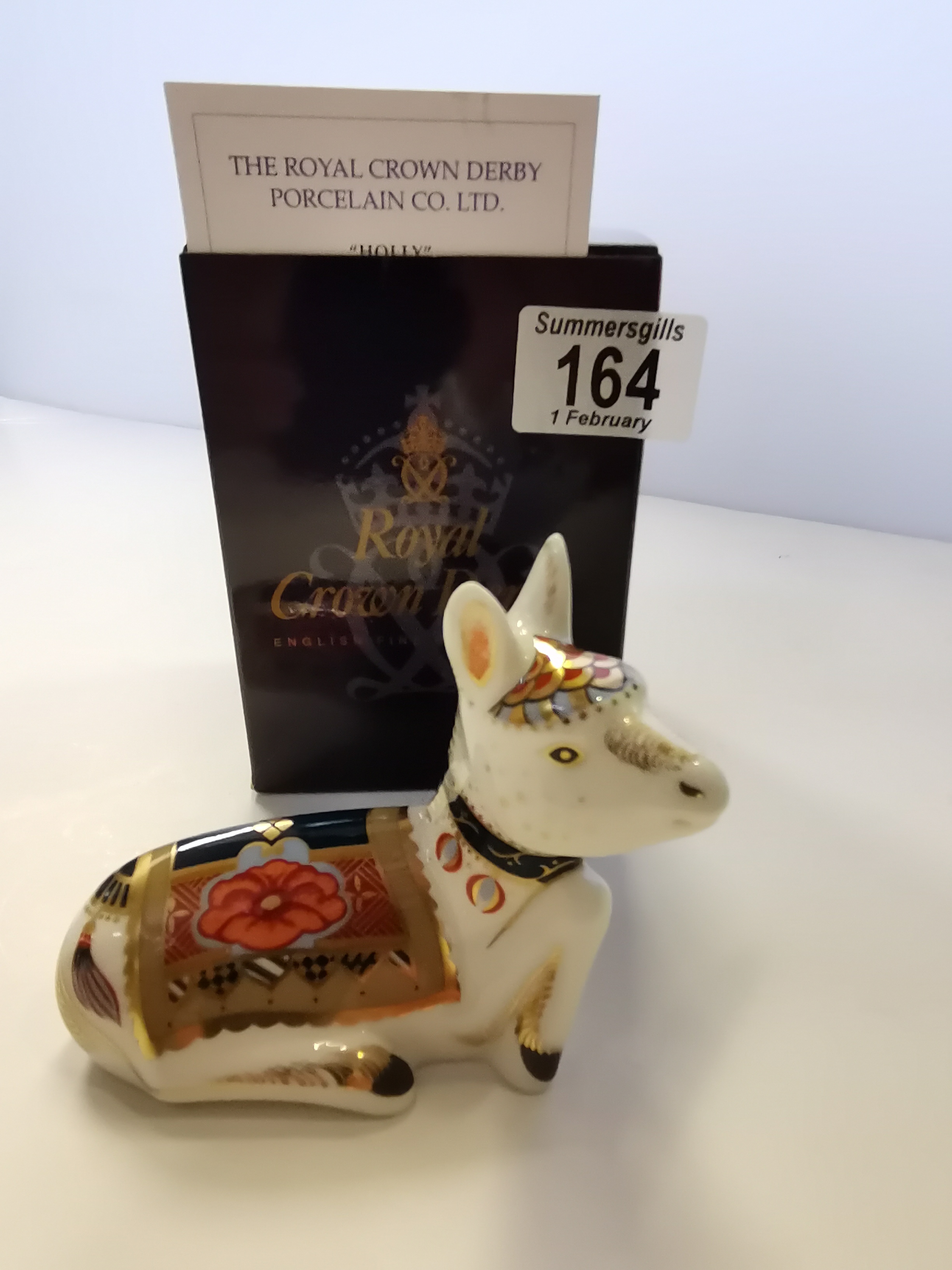 Royal Crown Derby Paperweight - Donkey Foal 'Holly' - Image 3 of 4