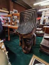 Vintage Carved wood African mask