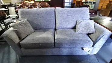 2 seater bed and 3 Seater modern Grey Sofas