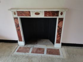 An Adams style fireplace still in situ