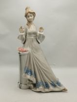 D'Art SA Porcelain lady figure 30cm Height