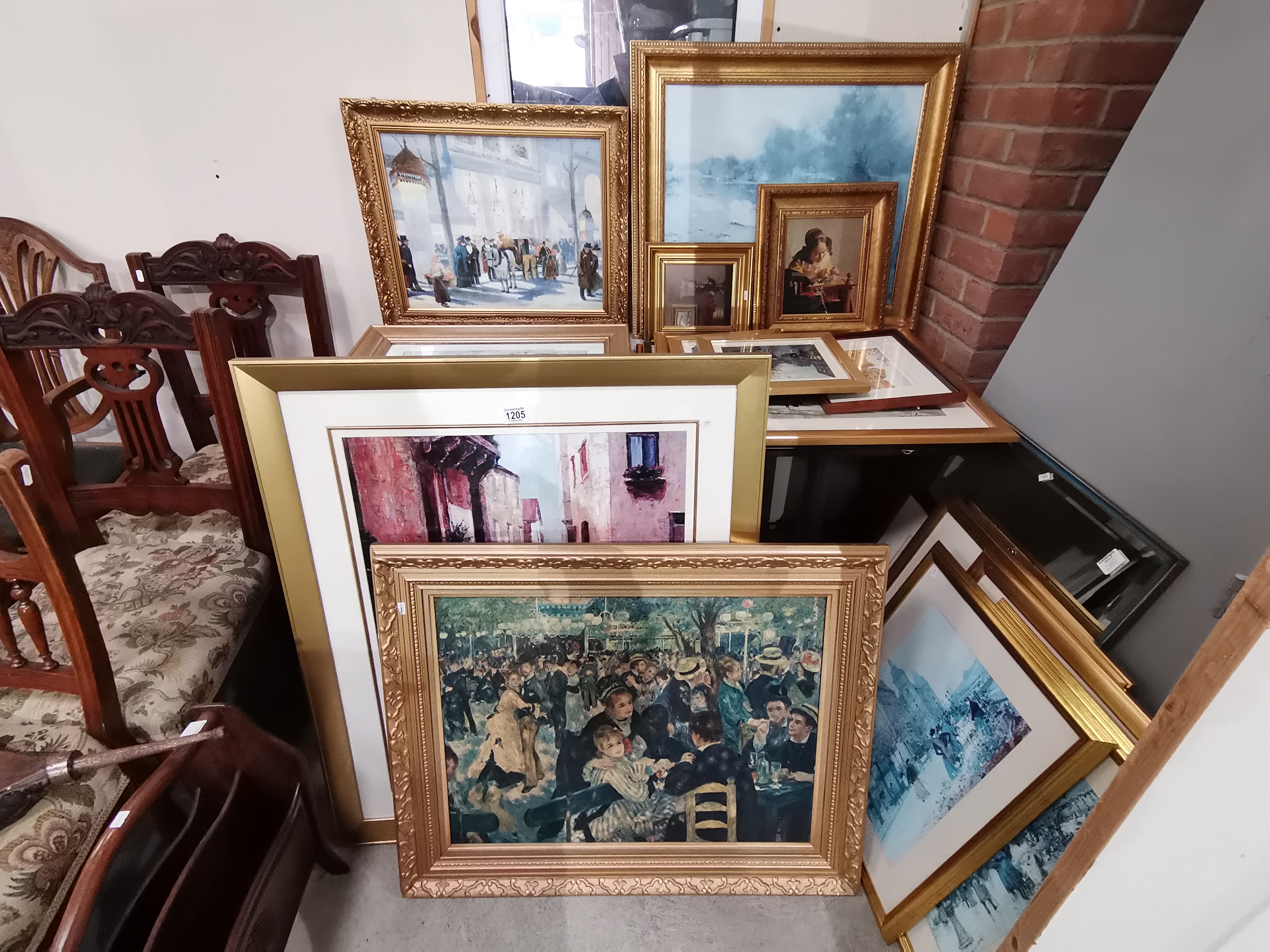 Large collection of framed pictures & Paintings