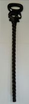 Carved African walking stick 92cm length