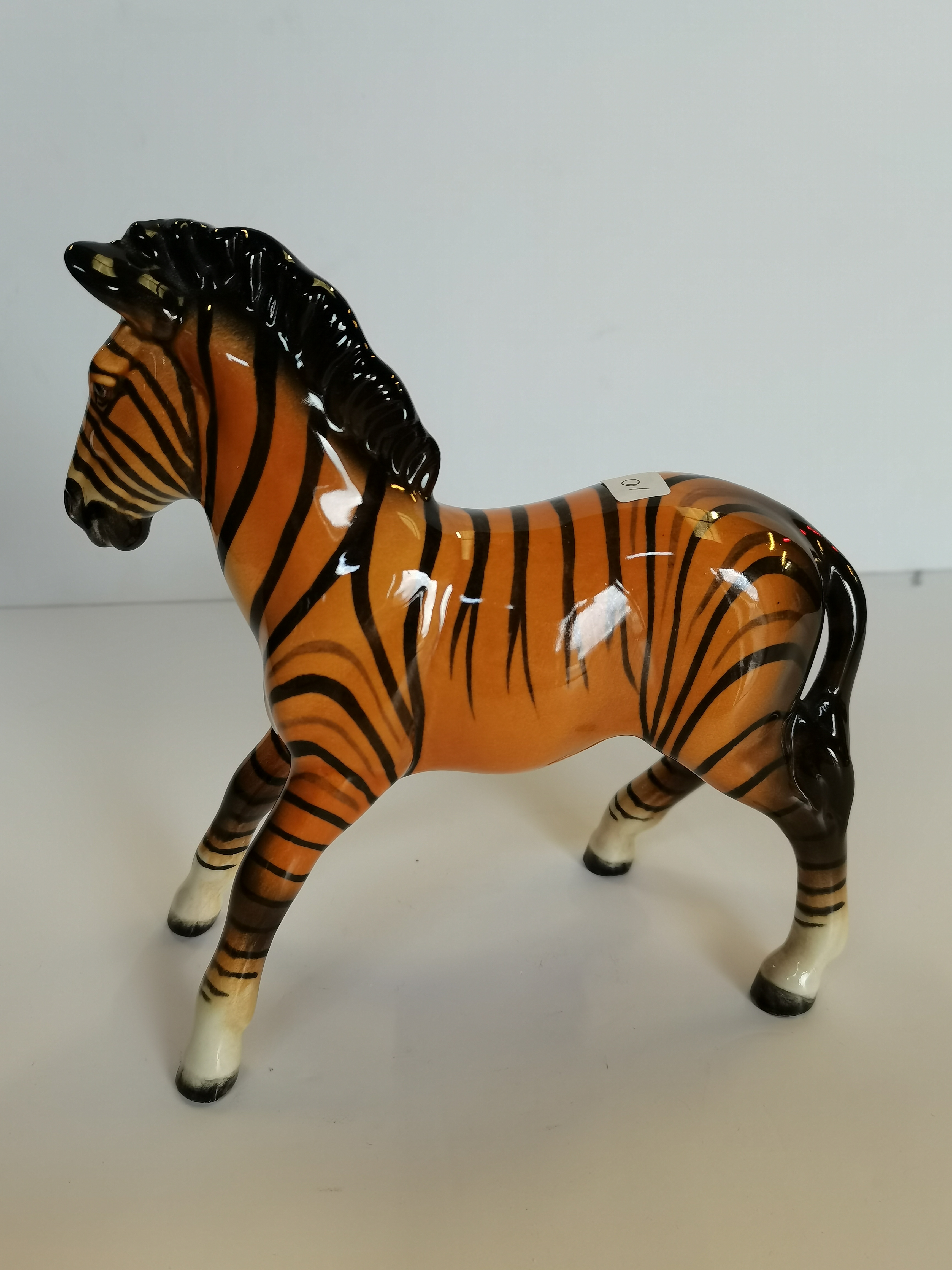 Beswick Zebra Tan & Black Striped - Image 3 of 3