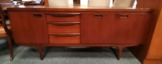 Mid Century Teak Credenza by Greaves and Thomas Sideboard.