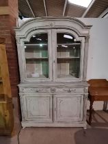 French distressed Oak Dresser with glazed top