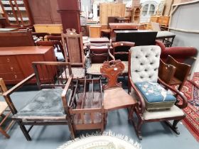 A collection of various Antique chairs