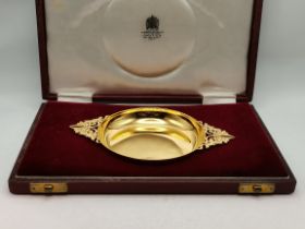 Asprey: An Elizabeth II silver-gilt quaich