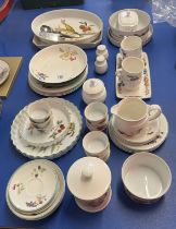 A quantity of dinnerware by Ashberry and some Royal Worcester "Evesham"