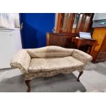 Antique small sofa seat W120cm