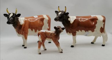 x3 Beswick Cows
