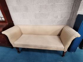 Re-Upholstered Victorian style Window Settee