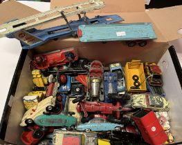 A collection of model vehicles, including Corgi and Lone Star