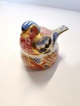 Royal Crown Derby Paperweight - Nesting Chaffinch