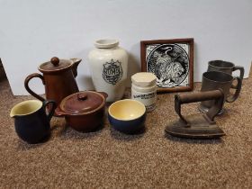 A miscellaneous collection of ceramics and metalware