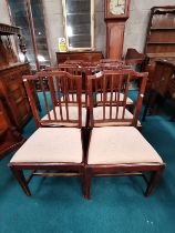 Set of 6 Antique Georgian dining chairs