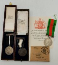 Three civil service medals, 1930s/1940s