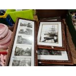 Framed Sutcliffe Prints of Whitby and coastal scenes