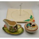 Clarice Cliff: A Bizarre cake plate, 'The Biarritz'