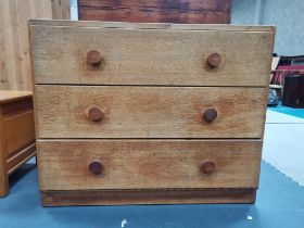Mid Century Oak chest of drawers