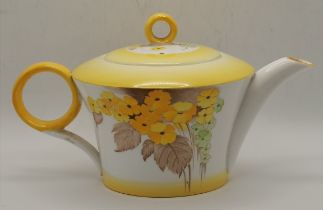 A Shelley 'Phlox' teapot