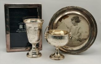 A small group of mixed silver, 20th Century