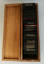 A set of Magic lantern slides in wooden box app 40