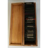 A set of Magic lantern slides in wooden box app 40