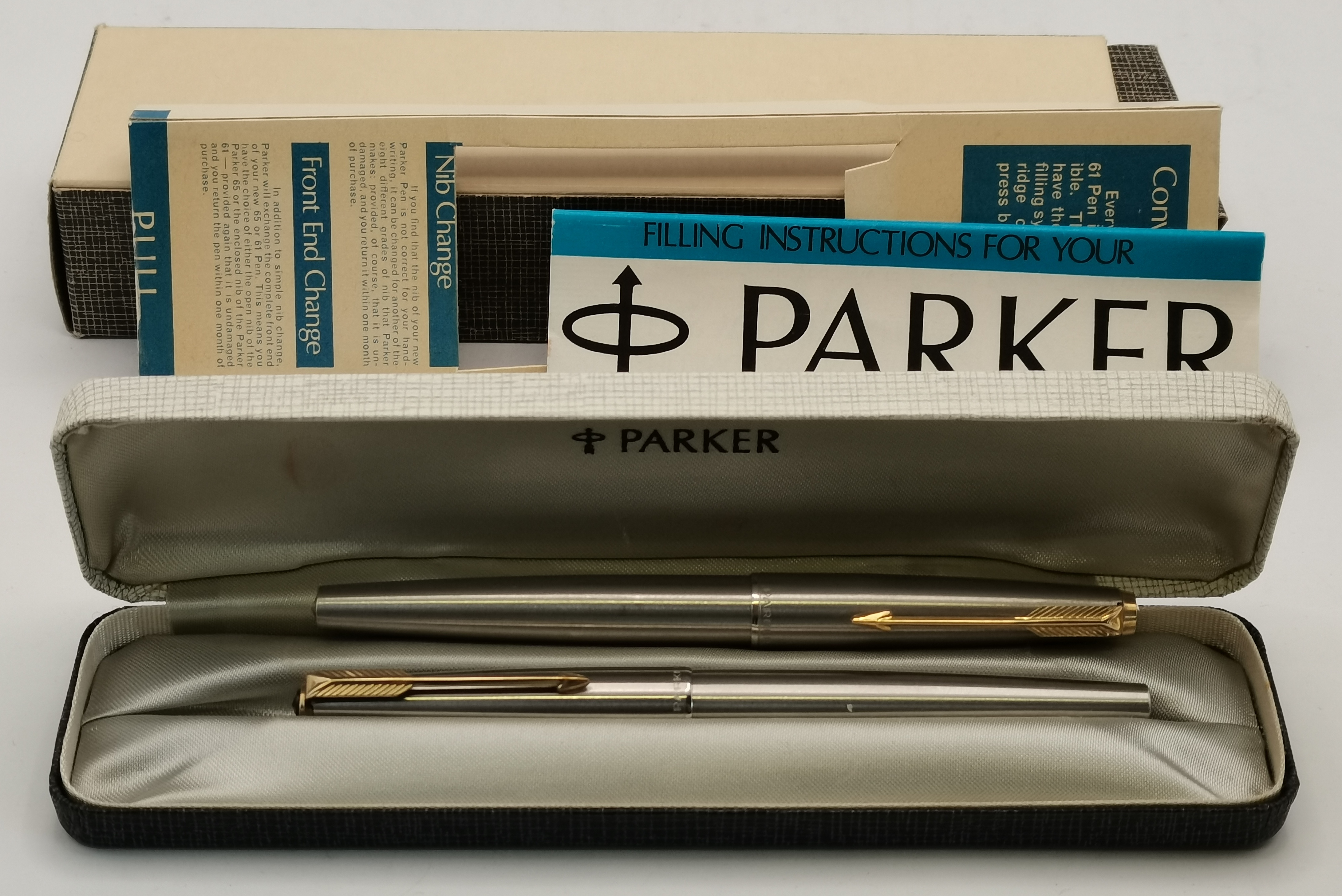 An original Parker '51' fountain pen, and two others with 14k nibs - Image 4 of 5