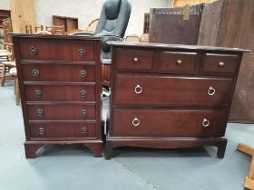 x2 stag chest of drawers