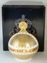 Royal Crown Derby Queen Coronation Orb Paperweight