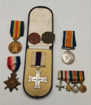 A First World War MC group of four medals