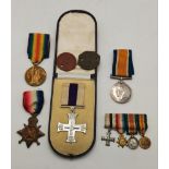 A First World War MC group of four medals