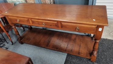 A Titchmarsh and Goodwin style oak dresser base 1.