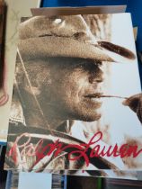 Ralph Lauren book with forward by Audrey Hepburn in case and box