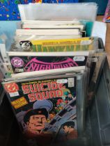 Box of comics - Marvel comics, DC Universe etc