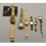 A collection of lady's and gent's wristwatches