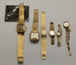 A collection of lady's and gent's wristwatches