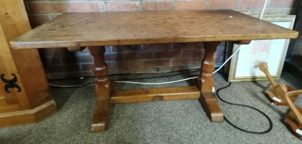 Fred Suffield, an Oakleafman large oak coffee table