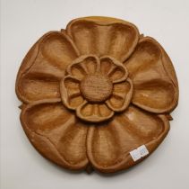 Yorkshire Oak, a carved Yorkshire Rose wall plaque