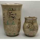 Two Gray's Pottery vases, mid-20th Century