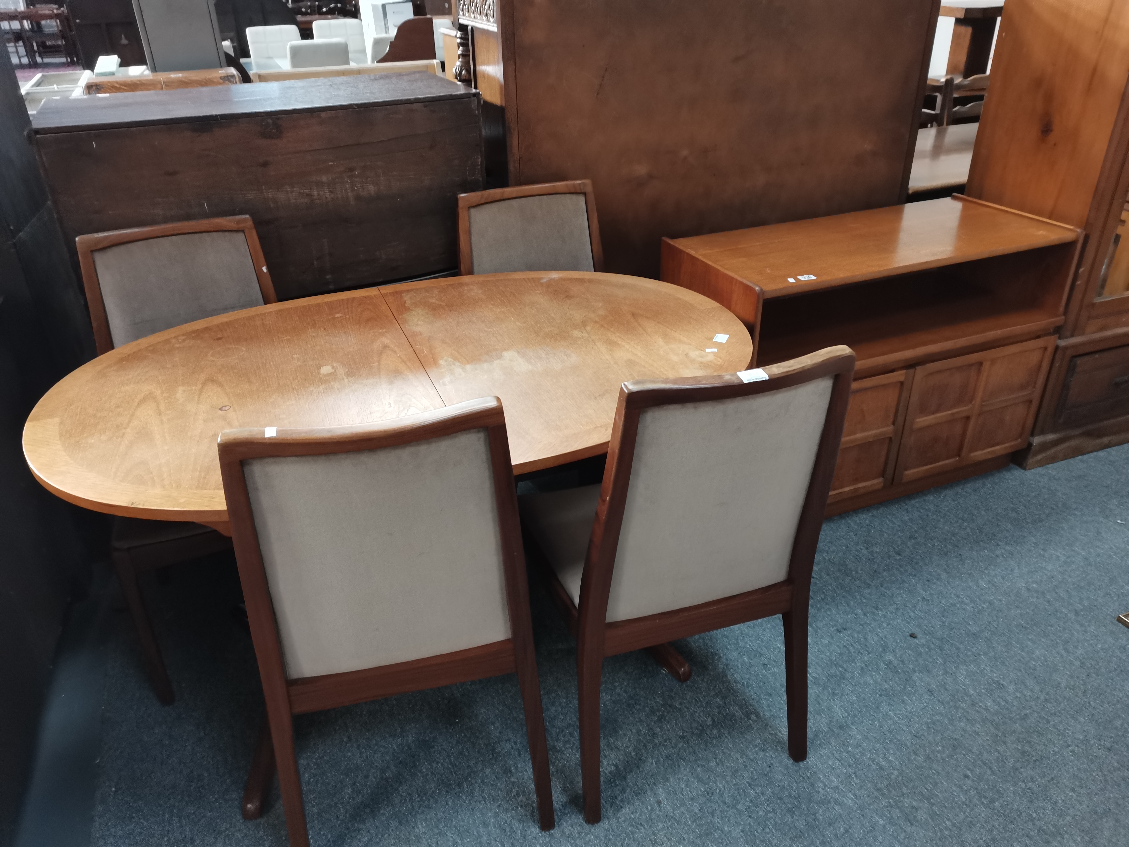 A G plan style teak display cabinet