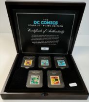 DC Comics Stamp set boxed Edition limited Edition no. 293 with COA