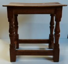 Wilfred Hutchinson, a Squirrelman oak stool