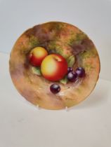 A Royal Worcester side plate by Edward Townsend