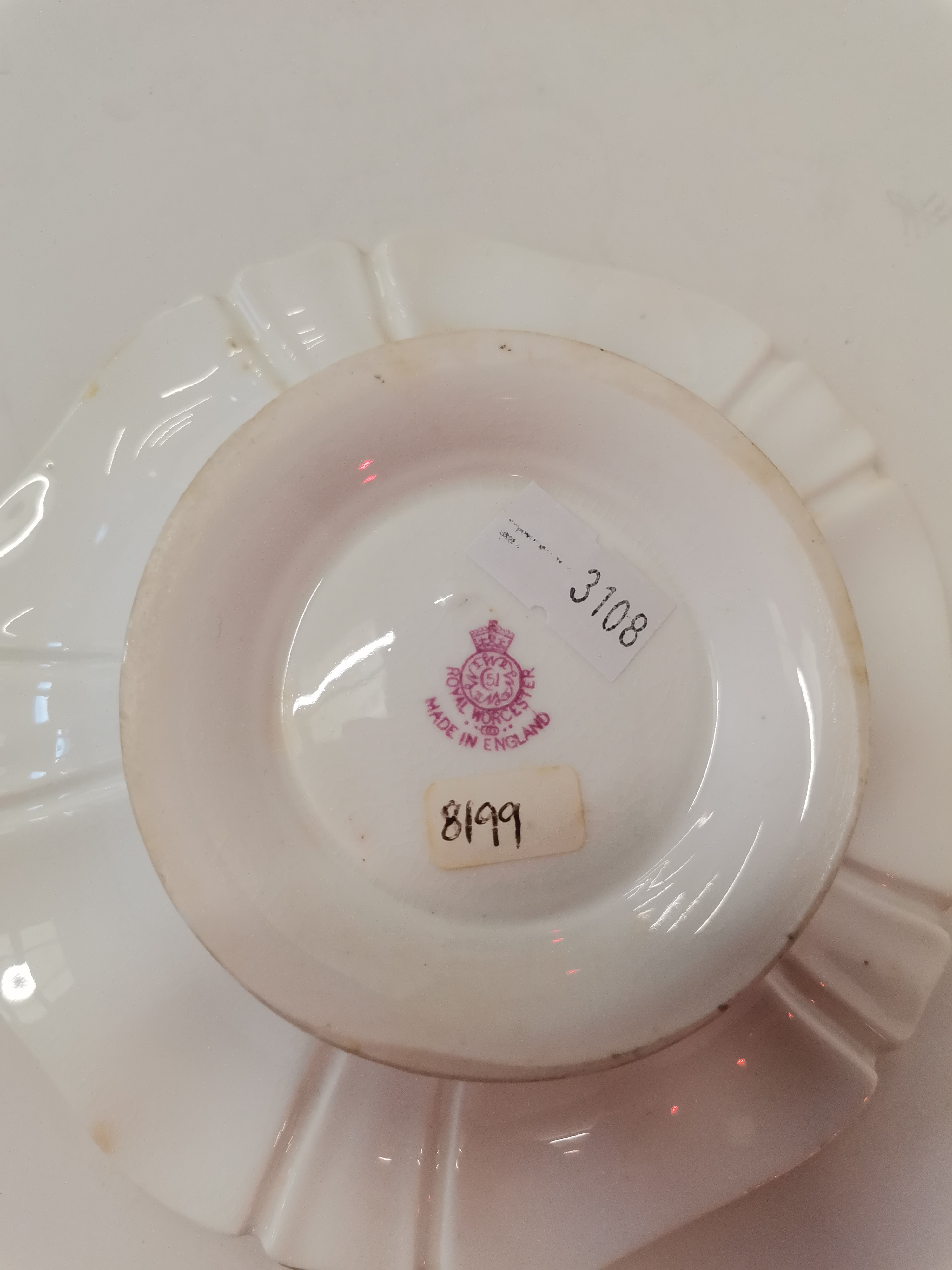 A Royal Worcester small dish by Edward Townsend - Image 2 of 5